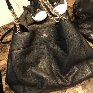 Genuine leather coach